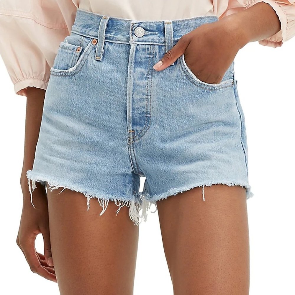Levis - 501 High-Waisted Shorts